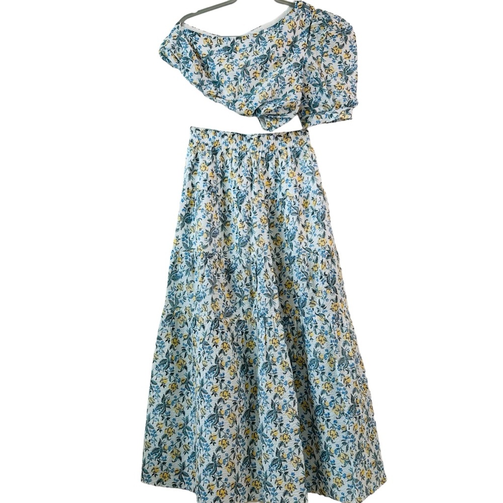 En Saison Women’s Midi Dress in Blue Floral Size XS - Picture 4 of 14